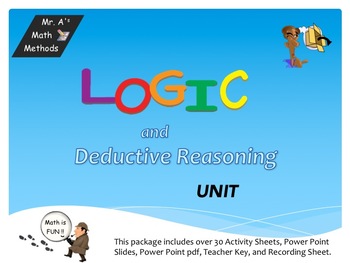 Preview of Logic & Problem Solving Unit
