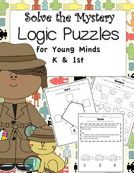 Preview of Logic Problems for Young Minds {Math Bundle for Kindergarten & First Grade}