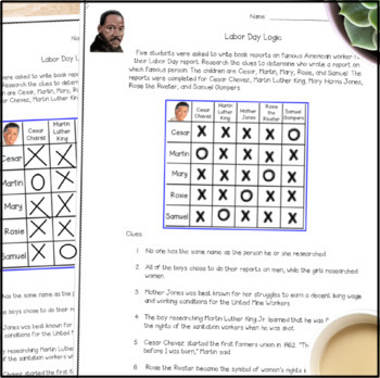 logic puzzles for 4th grade by catch my products tpt