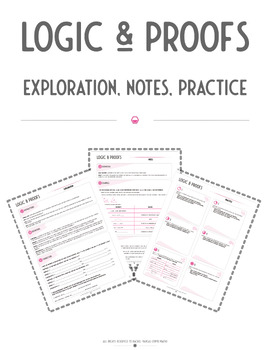 Preview of Logic & Proofs Bundle