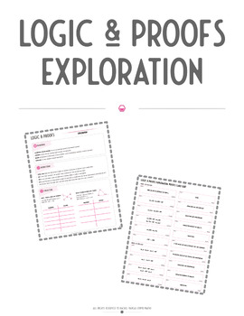 Preview of Logic & Proofs Exploration