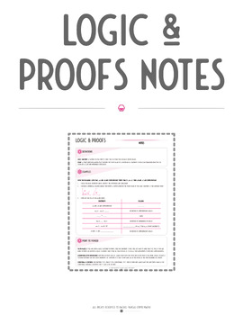 Preview of Logic & Proofs Notes