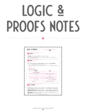 Logic & Proofs Notes