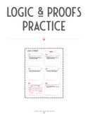 Logic & Proofs Practice