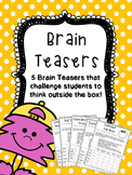 Logic Puzzle- 5 Brain Teasers for kids!