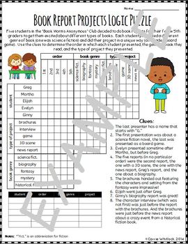 Logic Puzzle Free Triple Matrix Challenging By Carrie Whitlock