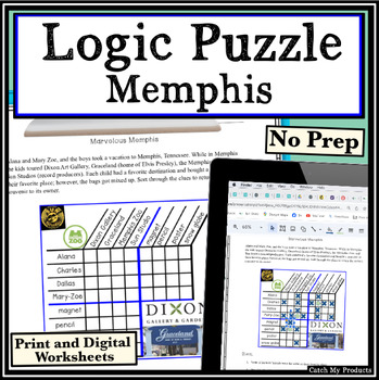 logic puzzle for 4th grade memphis printable worksheet or virtual document