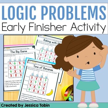 Preview of Logic Puzzles, Addition Strategies and Enrichment - Early Finishers Activities
