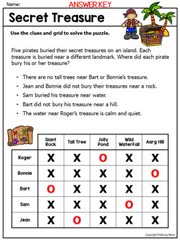 Logic Puzzles - Brain Teaser Puzzles with Grids BUNDLE by Polliwog Place