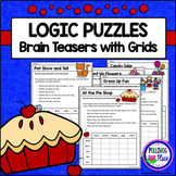 Logic Puzzles - Brain Teaser Puzzles with Grids - Set 1