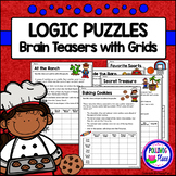 Logic Puzzles - Brain Teaser Puzzles with Grids - Set 3