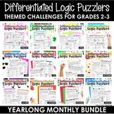 Logic Puzzles Brain Teasers Differentiated *Grades 2-3* YE