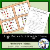 Logic Puzzles {Fruit & Vegetable Themed}