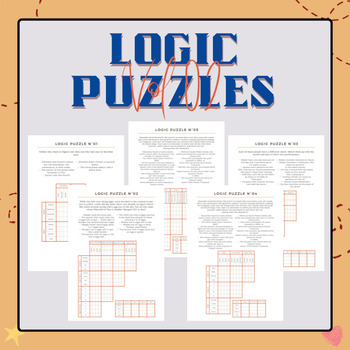 Preview of Logic Puzzles For Clever Kids: Volume 2 | End of The Year Activities