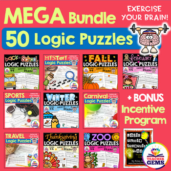 Preview of Logic Puzzles MEGA Bundle