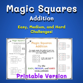 Logic Puzzles | Magic Squares | Addition Practice