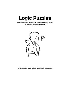 Preview of Logic Puzzles Packet