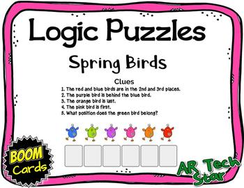 Preview of Logic Puzzles: Spring Birds