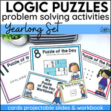 Logic Puzzles Yearlong Set | Brain Teasers | Early Finishe