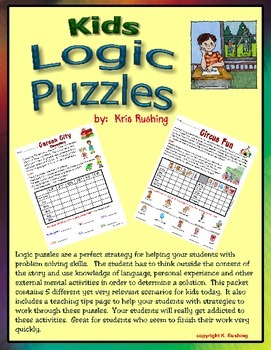 Preview of Logic Puzzles for Kids