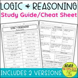 Logic & Reasoning Cheat Sheet - Geometry Study Guide (Cond