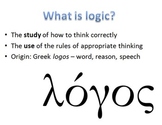 Logic: Types of Communication, Fact/Opinion, Premise/Concl