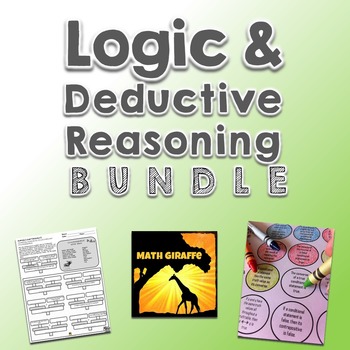 Preview of Logic and Deductive Reasoning Activity Bundle