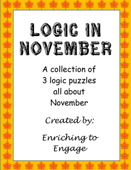 Preview of Logic in November