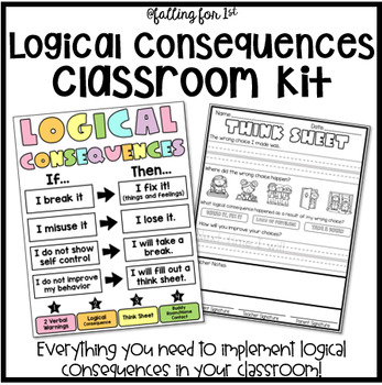 Preview of Logical Consequences Classroom Kit // Editable Option