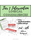 Logical Consequences - Tier 1 Intervention