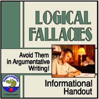 Preview of Logical Fallacies Handout with Easel Assessment