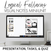 Logical Fallacies Mini-Unit: Visual Notes, Quiz, and Teach