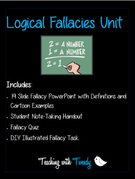 Preview of Logical Fallacies PowerPoint & Note Taking Handout