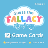 Preview of Logical Fallacies Game Cards - Series 1
