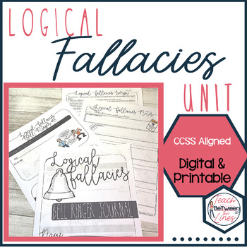 Preview of Logical Fallacies Made Easy - Digital and Printable for Distance Learning