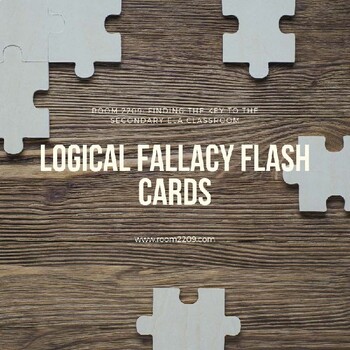 Preview of Logical Fallacy Flash Cards