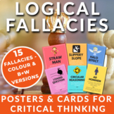 Logical Fallacy Terms Posters & Learning Posters | Stylish