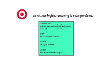 Preview of Logical Reasoning to Solve Problems lesson