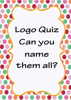 Preview of Logo Quiz