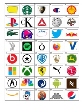 Logos guessing game by Miss Martin YOLO | Teachers Pay Teachers