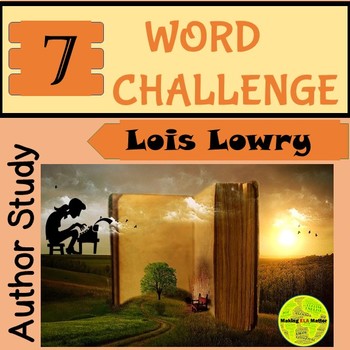 Preview of Lois Lowry: Author Study - Word Puzzle Activity