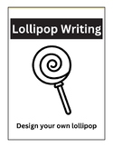 Lollipop Writing Activity