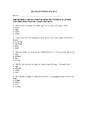 Lon Po Po Vocabulary quiz (context clues)- CCSS aligned RL.3.4