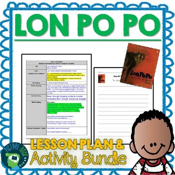 Preview of Lon Po Po by Ed Young Lesson Plan and Activities