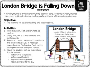 london bridge is falling down nursery rhyme