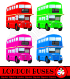 London Bus Transport Clip Art