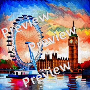 Big Ben Clock Tower, Posters, Art Prints, Wall Murals