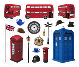 London Clipart - England PNG And British Digital Graphics