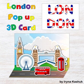 Preview of London Pop up 3D Card