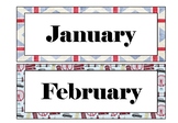 Classroom Display - London Theme - Months of the Year